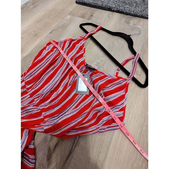 Sz S (16/0X) City Chic Maxi Tiger Lily Stripe NWT! - Picture 7 of 10